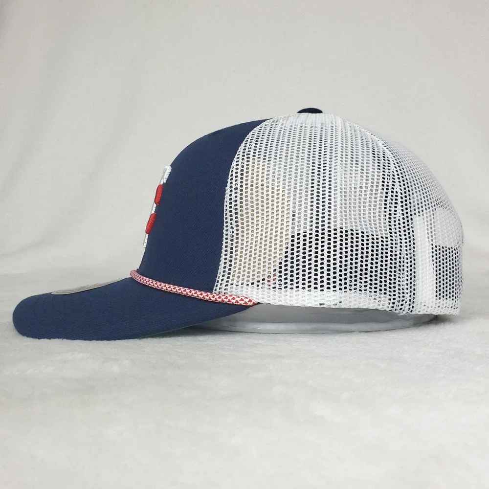 Minnesota Twins Mitchell‎ & Ness MLB Trucker Hat Cap 3D Logo Roped Bill Navy NWT
